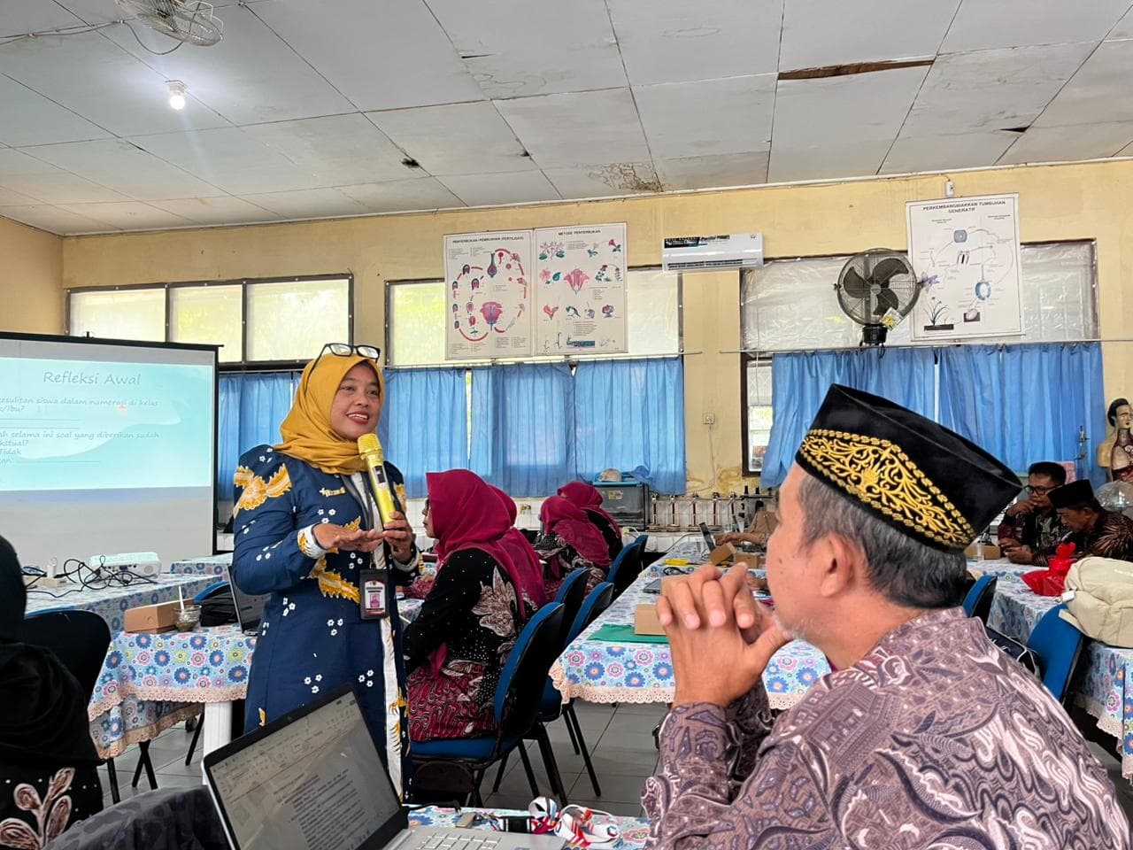 Langkah Implementasi Pembelajaran Kontekstual, Para Guru SMPN 3 PPU Ikuti In House Training (IHT) Numerasi